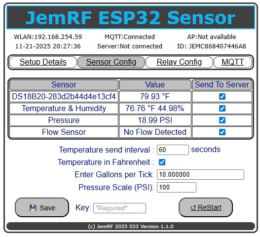 WiFi SSID Select Page