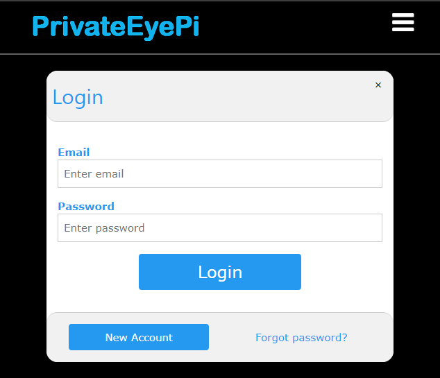 PEP Login Page