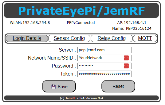 WiFi JemRF Server