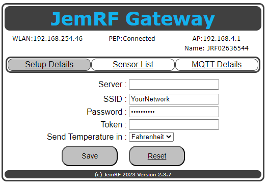 WiFi Gateway Online