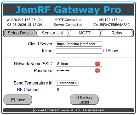 WiFi Gateway Pro Setup